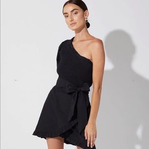 Cleobella black Cassidy mini dress NWT